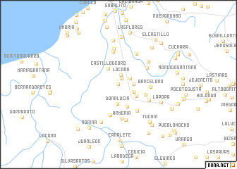 map of Hacienda La Caña